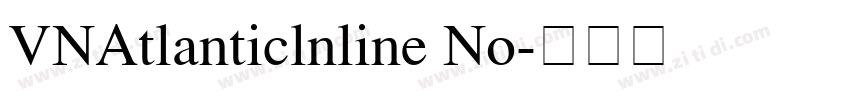 VNAtlanticlnline No字体转换